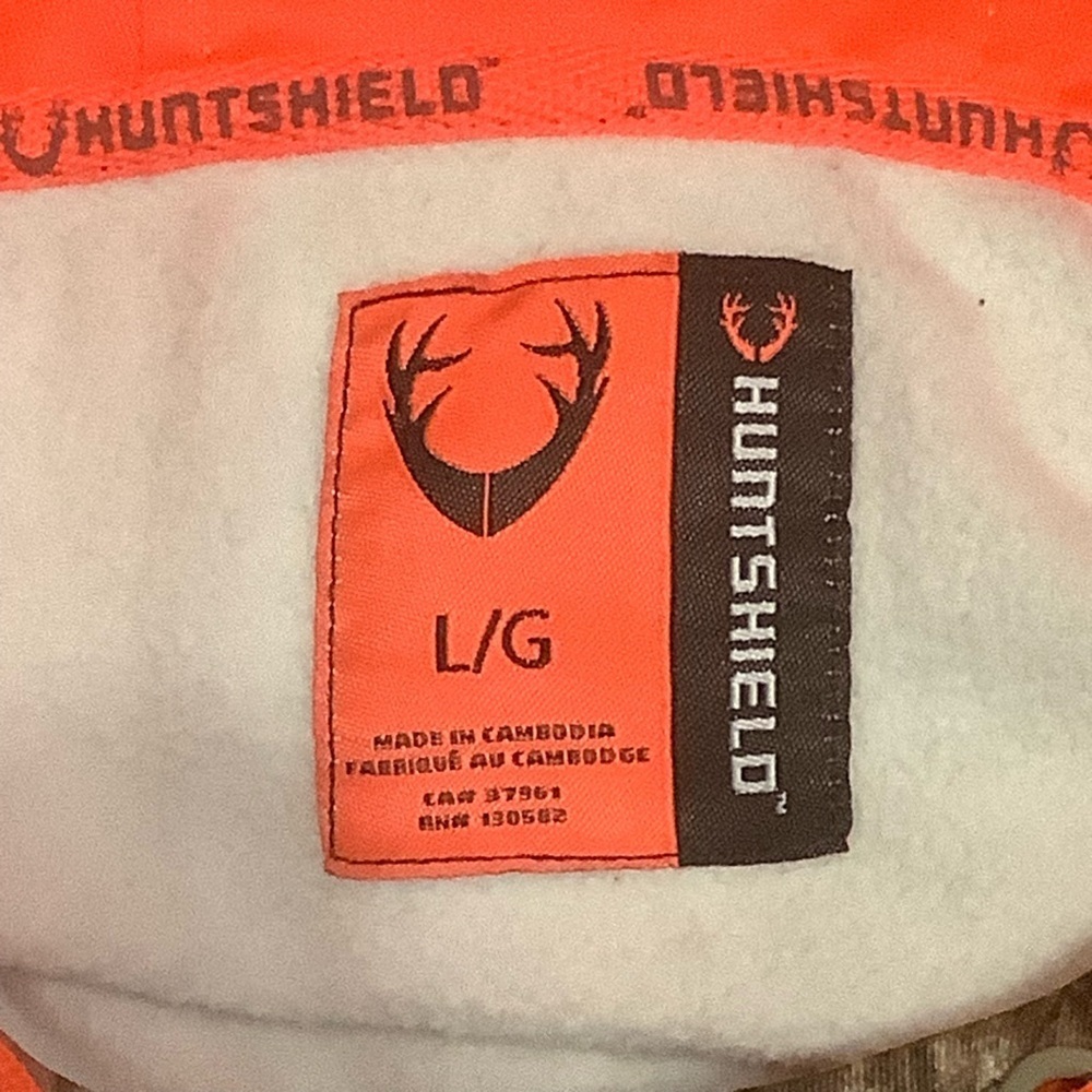 HUNTSHIELD CAMO PULLOVER  HOODIE/SWEATER/ Size L - Picture 14 of 15